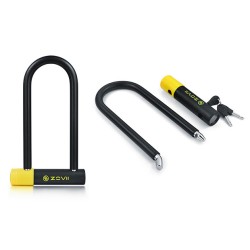 Κλειδαριά Πέταλο Με Συναγερμό ZNU14-300 300X88X14 Κίτρινη/Μαύρο ZOVII