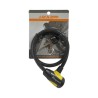 Κλειδαριά Λουκέτο 12X800MM/Συρματόσχοινο/5043 Κιτριν.KINGUARD