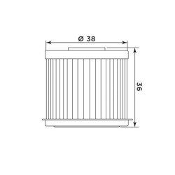 Φίλτρο Λαδιού MIW/H1020 (HF117) NC700,INTEGRA700/750
