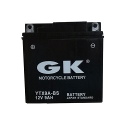 Μπαταρία GK YTX9A-BS 12V +- Ξ.φ. με Υγρά CP RUNNER