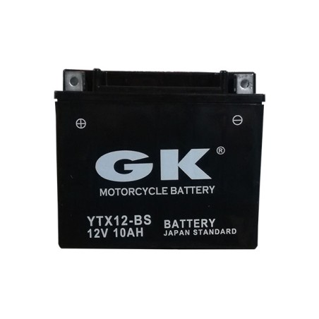 Μπαταρία GK YTX12-BS +- Ξ.φ. με Υγρά CP