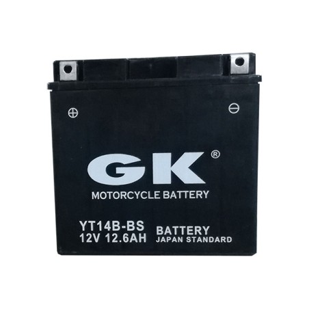 Μπαταρία GK YT14B-BS +- Ξ.φ. με Υγρά CP