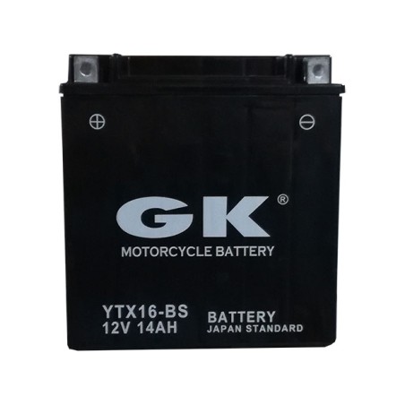 Μπαταρία GK YTX16-BS +- Ξ.φ. με Υγρά CP