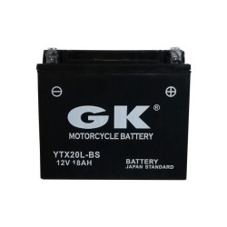 Μπαταρία GK YTX20L-BS -+ Ξ.φ. με Υγρά CP