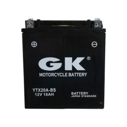 Μπαταρία GK YTX20A-BS +- Ξ.φ. με Υγρά CP