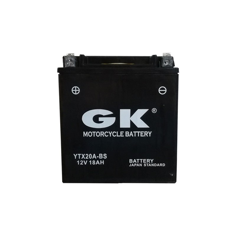Μπαταρία GK YTX20A-BS +- Ξ.φ. με Υγρά CP