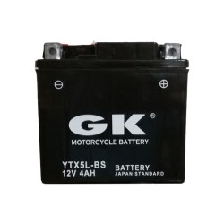 Μπαταρία GK YTX5L-BS 12V -+ Ξ.φ. με Υγρά CP TARGET125 (όλα)