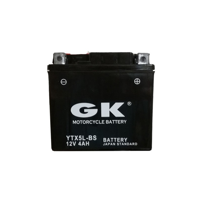 Μπαταρία GK YTX5L-BS 12V -+ Ξ.φ. με Υγρά CP TARGET125 (όλα)