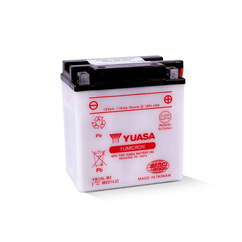 Μπαταρία YUASA YB10L-B2 -+. Ταιβ. DC 135-90-145