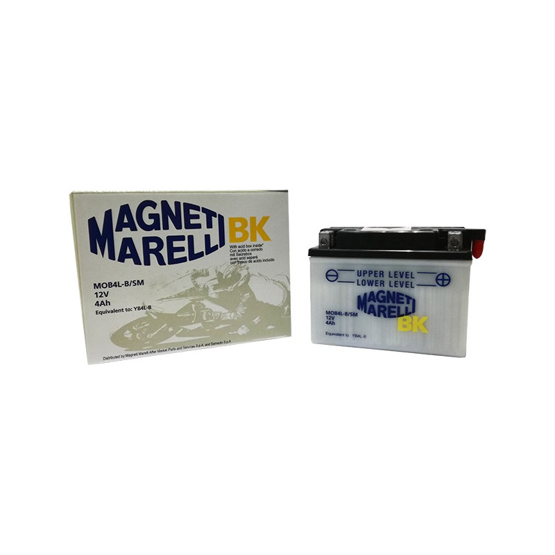 Μπαταρία MAGNETI-MARELLI MOB4L-B (YB4L-B) με Υγρά