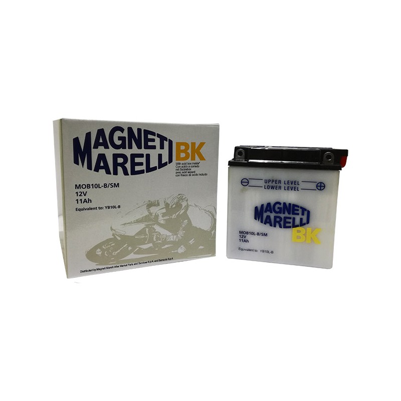 Μπαταρία MAGNETI-MARELLI MOB10L-B (YB10L-B) με Υγρά
