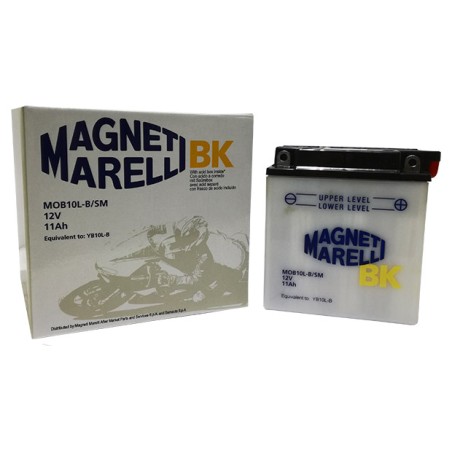 Μπαταρία MAGNETI-MARELLI MOB10L-B (YB10L-B) με Υγρά