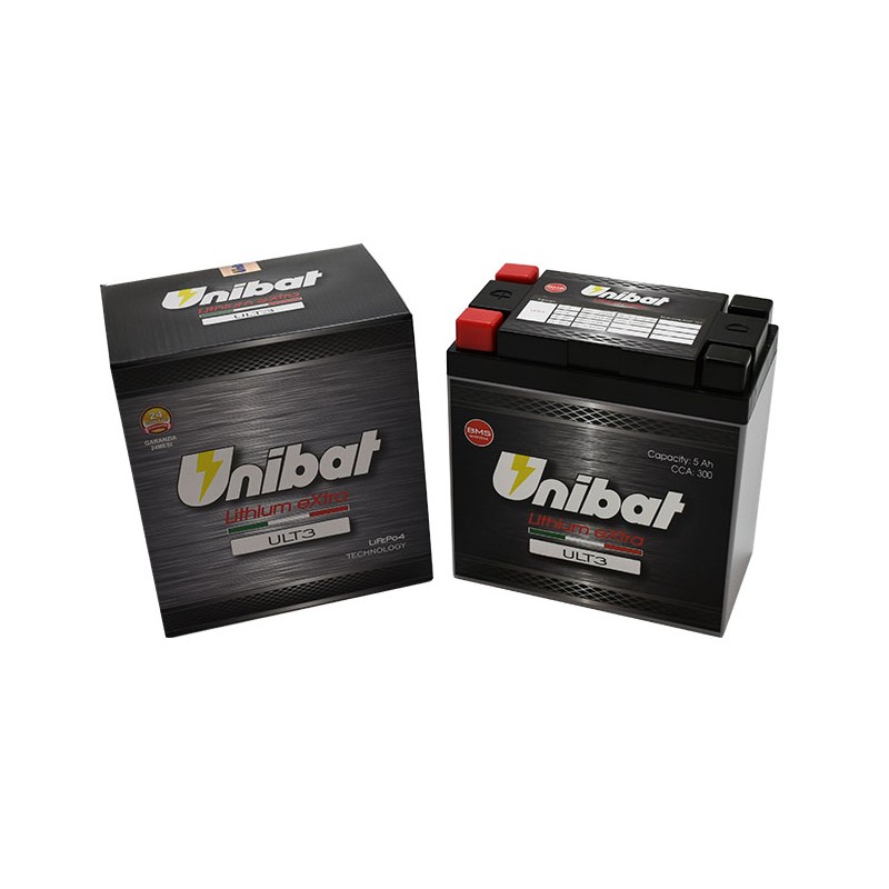 Μπαταρία UNIBAT Λιθίου/ULT3 CCA300 +- (Καλύπτει CX14/14L/14AH/14AHL,CBTX14/14AHL/14L-BS..)