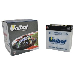 Μπαταρία UNIBAT CB7-A-SM  (YB7-A) +- με Υγρά CCA124