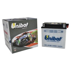 Μπαταρία UNIBAT CB7L-B2-SM  (YB7L-B2)  -+ με Υγρά CCA124
