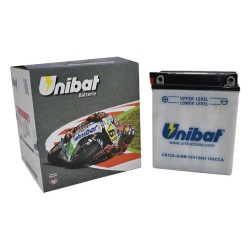 Μπαταρία UNIBAT CB12A-A-SM  (YB12A-A) +-  με Υγρά CCA165