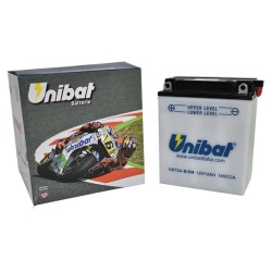 Μπαταρία UNIBAT CB12A-B-SM  (YB12A-B) +- με Υγρά CCA165