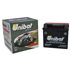 Μπαταρία UNIBAT CBTX5L-BS  (YTX5L-BS) -+ με Υγρά TARGET125 (ολα) CCA70