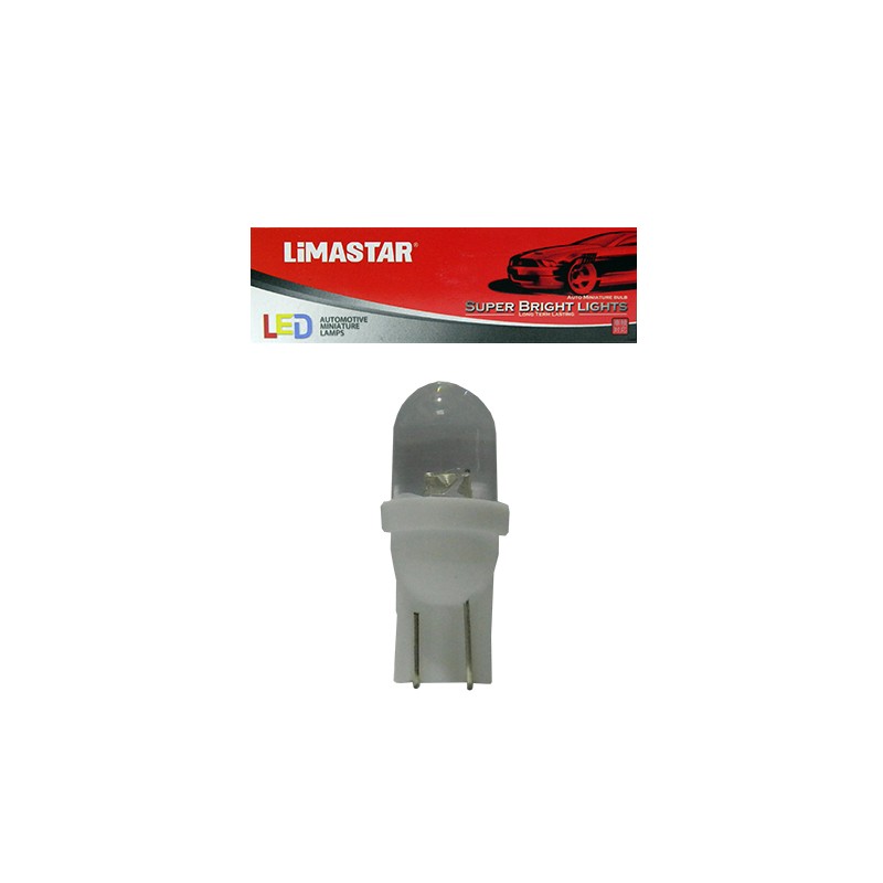 LED Λάμπα LIMASTAR MINI T10 Στρογγ. CLEAR/Λευκή