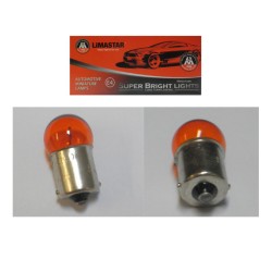 Λάμπα 12V LIMASTAR 10W BA15S Φλας Φουντούκι Πορτοκαλί