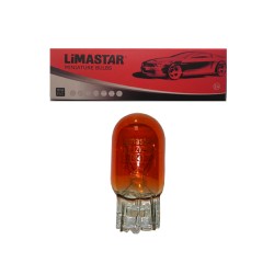 Λάμπα 12V LIMASTAR W21W  W3X16D Τ20 Ακαλυκές Φλας Πορτοκαλί