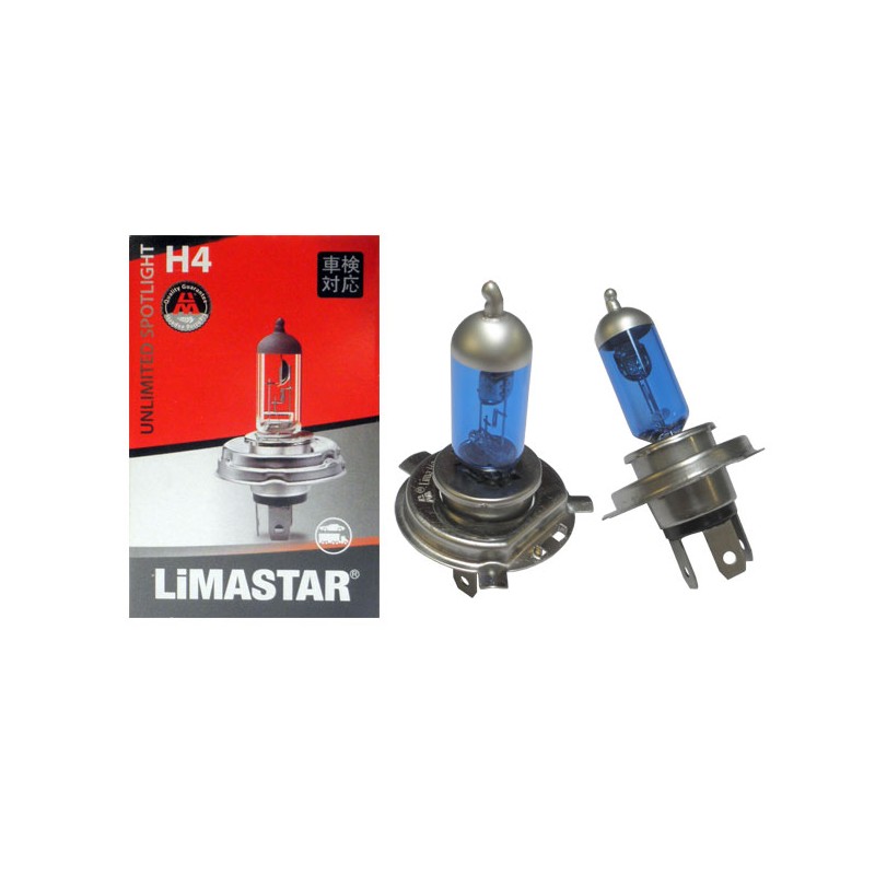 Λάμπα 12V LIMASTAR 35/35W P43T Η4 Μπλε Πάγου+50% SUPER WHITE