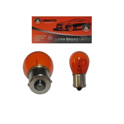 Λάμπα 12V LIMASTAR 21W BA15S Πορτοκαλί Γυαλί