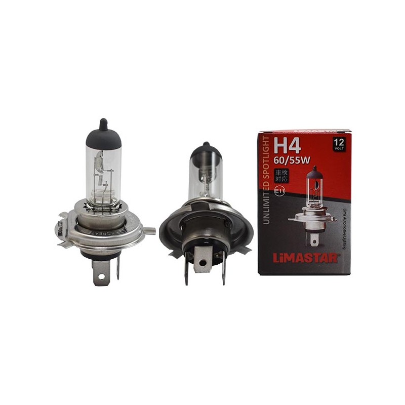 Λάμπα 12V LIMASTAR 60/55W P43T H4 CLEAR