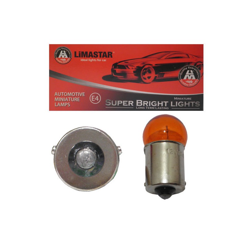 Λάμπα 12V LIMASTAR 10W37R BAU15S G18 Πορτοκαλί KYMCO/XCITING500 (E13),TARGET125