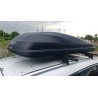 Μπαγκαζιέρα οροφής Junior Altro 185x80x41cm με διπλό άνοιγμα με κλειδί, 460 λίτρα - μαύρη