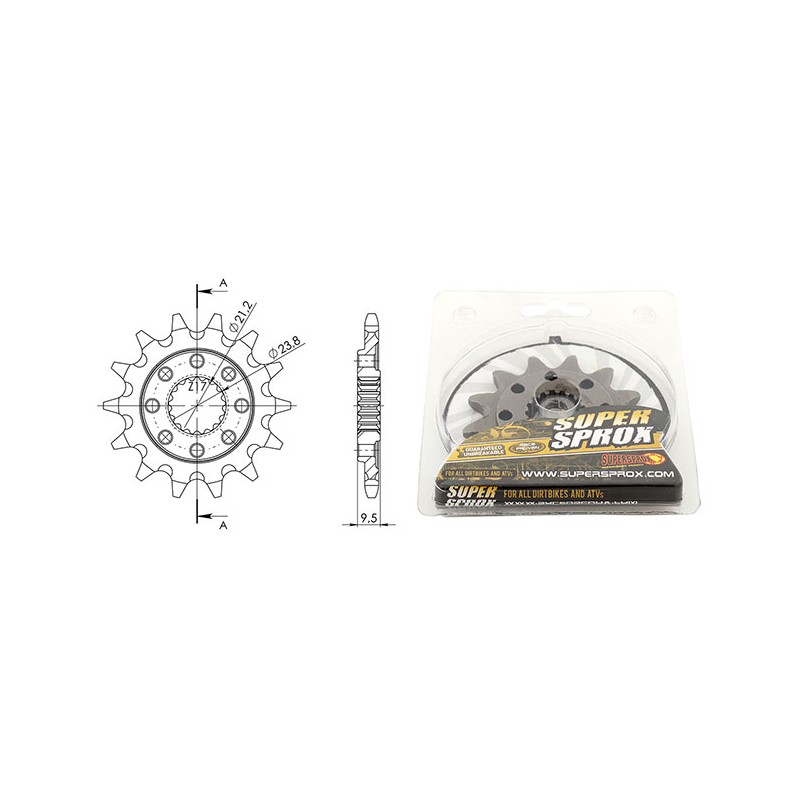 Γρανάζι Κίνησης SUPERSPROX/CST-284-14T HON/CR250R