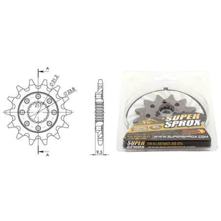 Γρανάζι Κίνησης SUPERSPROX/CST-284-14T HON/CR250R