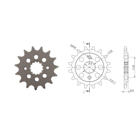 Γρανάζι Κίνησης SUPERSPROX/CST-512-15T DL650V-STROM'04-18,GSF650BANDIT'05-13,GSX750'89-97,YZF600'94-07,900/1000Z'10-18
