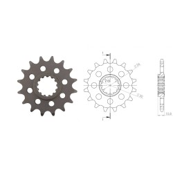 Γρανάζι Κίνησης SUPERSPROX/CST-1579-16T (520CONV.) MT07/09/01/10'14-18,YZF1000R1'98-18,XJR1300'02-18