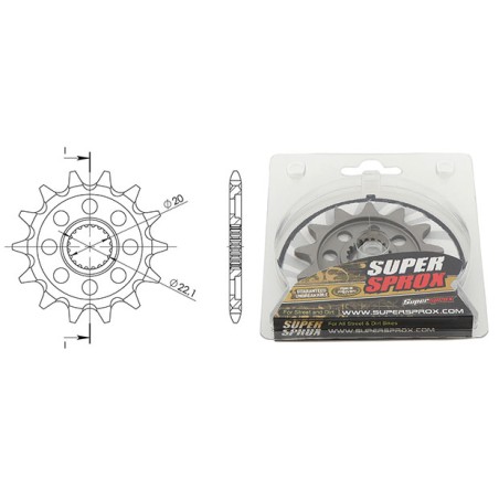 Γρανάζι Κίνησης SUPERSPROX/CST-1590-13T YAM/YZF250'05-13
