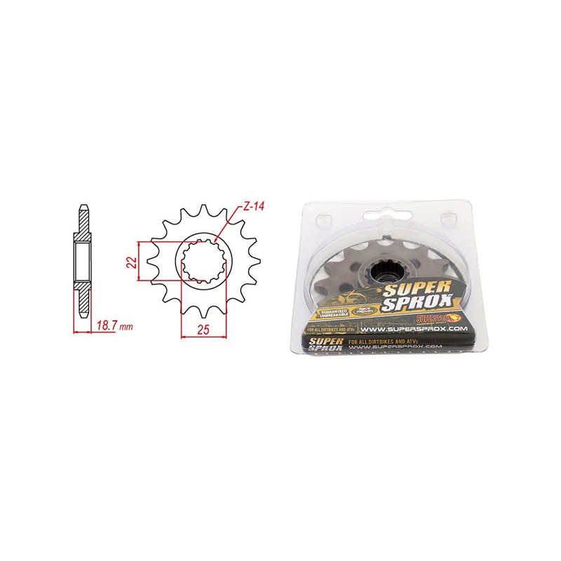 Γρανάζι Κίνησης SUPERSPROX/CST-4054-15T (JTF743) DUCATI/MULTISTRADA1200