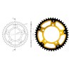 Γρανάζι Τροχού SUPERSPROX/RST-7-45T STEALTH-Χρυσό BMW/S1000RR'09-10