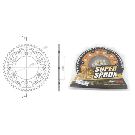 Γρανάζι Τροχού SUPERSPROX/RST-210-48T STEALTH-Χρυσό CRF250R11-17