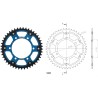 Γρανάζι Τροχού SUPERSPROX/RST-486-43T STEALTH-Μπλε (520CONV) YZF-R6'06-18,MT09'14-18,YZF1000R1'04-15,FZ-09/FJ-09'14-18,GSX-R750/