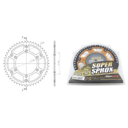 Γρανάζι Τροχού SUPERSPROX/RST-808-49T STEALTH-Χρυσό RMZ250/450'08-16