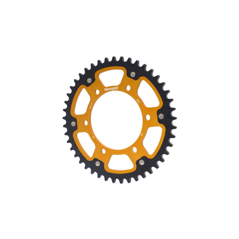 Γρανάζι Τροχού SUPERSPROX/RST-990-49T STEALTH-Πορτοκαλί  (JT897) KTM/EXC-F350