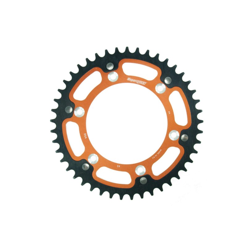 Γρανάζι Τροχού SUPERSPROX/RST-990-53T STEALTH-Πορτοκαλί  (JT897) KTM/EXC-F350