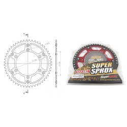 Γρανάζι Τροχού SUPERSPROX/RST-1512-50T STEALTH-Κόκκινο  (JT822) HUSQVARNA ALL