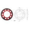 Γρανάζι Τροχού SUPERSPROX/RST-1793-46T STEALTH-Κόκκινο DL650/1000VSTROM,GSX-R600/750(520),GSF1200/1250BANDIT(520),TRIUMPH/865SCR