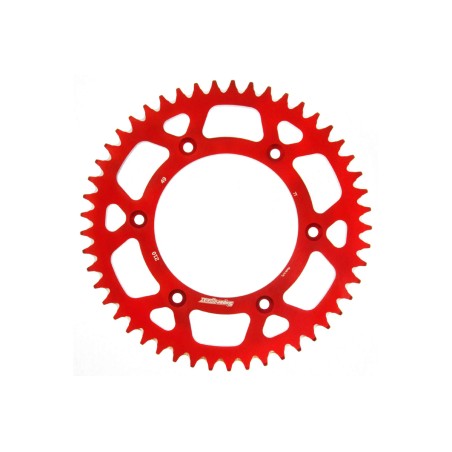Γρανάζι Τροχού SUPERSPROX/RAL-210-49T  ALUMINIUM-Κόκκινο CR250R'92-08,CRF250'11-18,CRF450'20-23