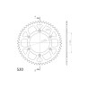 Γρανάζι Τροχού SUPERSPROX/RAL-210-50T  ALUMINIUM-Μαύρο CRF230'03-19,CRF250F'19-23