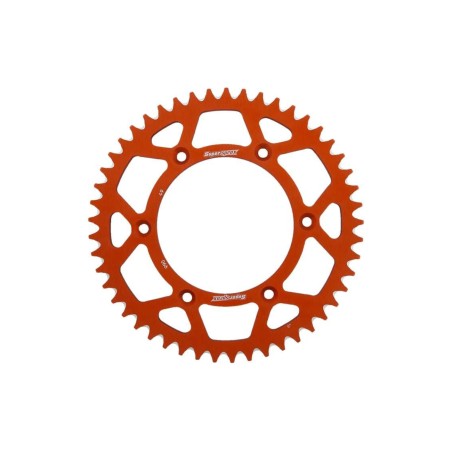 Γρανάζι Τροχού SUPERSPROX/RAL-990-49T ALUMINIUM-Πορτοκαλί (JTR897) KTM/SX250'20-23,450SXF'20-23