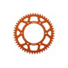 Γρανάζι Τροχού SUPERSPROX/RAL-990-50T ALUMINIUM-Πορτοκαλί (JTR897) KTM/EXC125-250-300'12-17