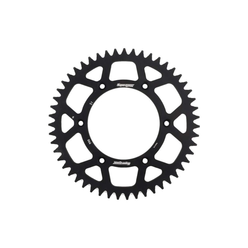 Γρανάζι Τροχού SUPERSPROX/RAL-990-51T  ALUMINIUM-Μαύρο KTM/EXC125-250-300'20-23