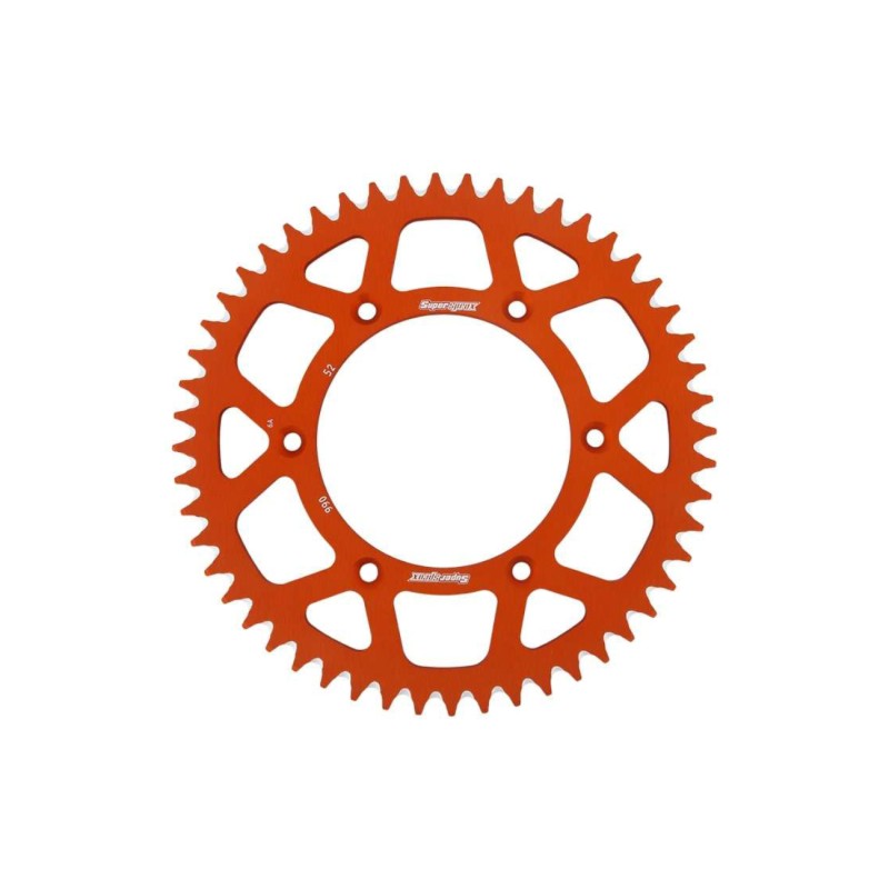 Γρανάζι Τροχού SUPERSPROX/RAL-990-52T ALUMINIUM-Πορτοκαλί (JTR897) KTM/EXC-F350-450'12-23